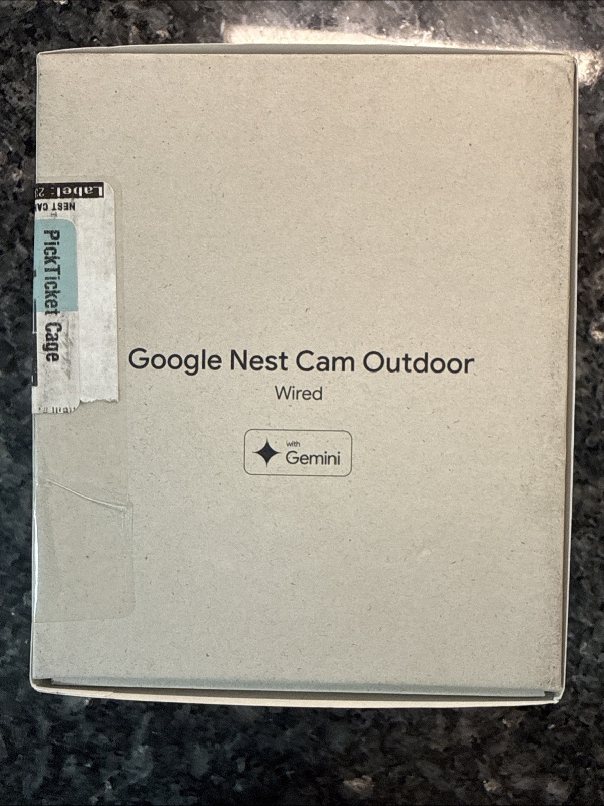 NEW – GOOGLE NEST CAM OUTDOOR 2K WIRED SECURITY CAMERA 2ND GEN (GA09963-US)