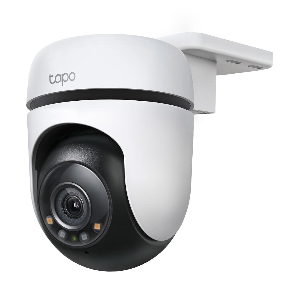 TP-Link Tapo 2K Outdoor Pan/Tilt Security Wi-Fi Camera, 360° View C510W