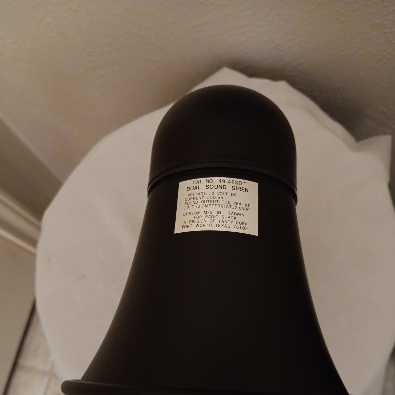 Safe House Indoor/Outdoor Two Sound Electronic Siren Alarm 49-488DT.