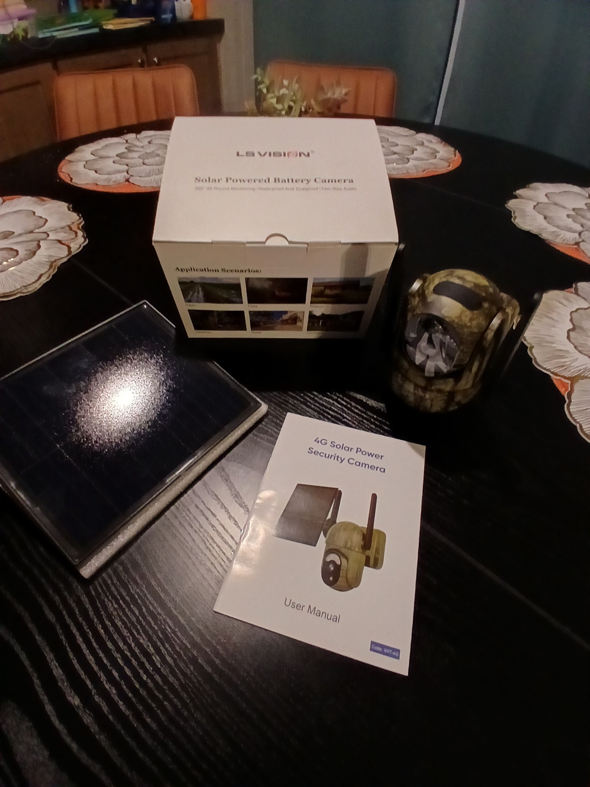 Solar Powered Battery Camera LS Vision