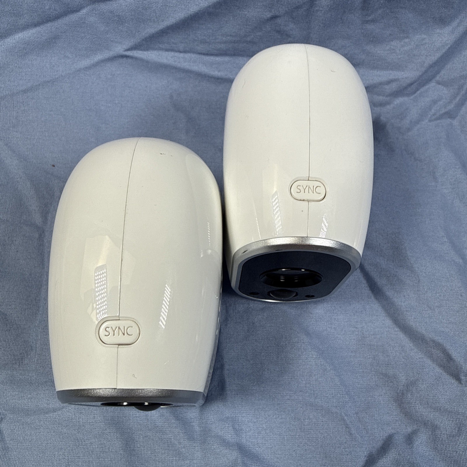 2 Arlo NETGEAR VMC3030 HD Security Camera Wire-Free Not Tested Sold AS IS