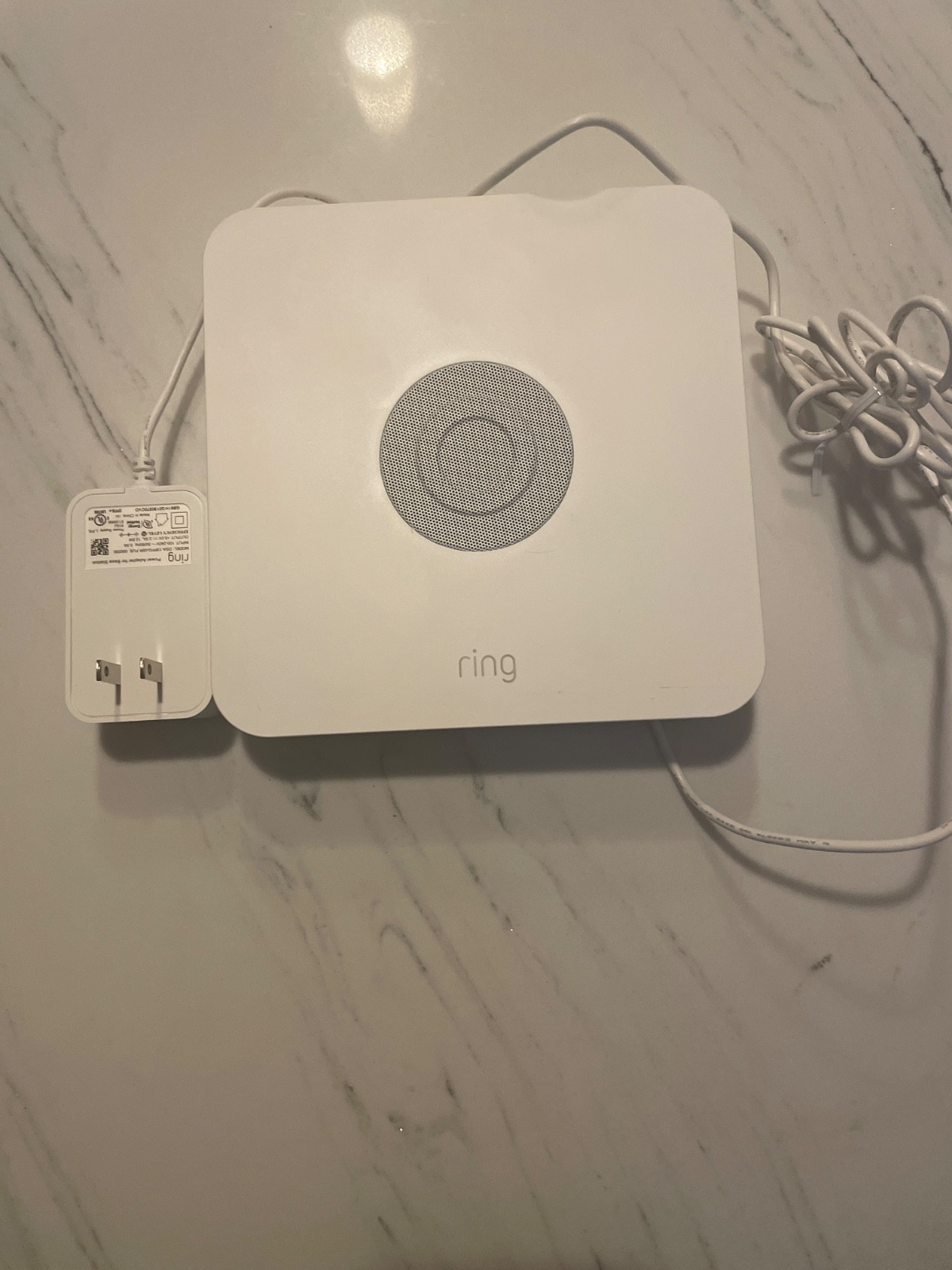 Ring Alarm 2nd Gen Base Station Siren for Wireless Home Security Systems + AC