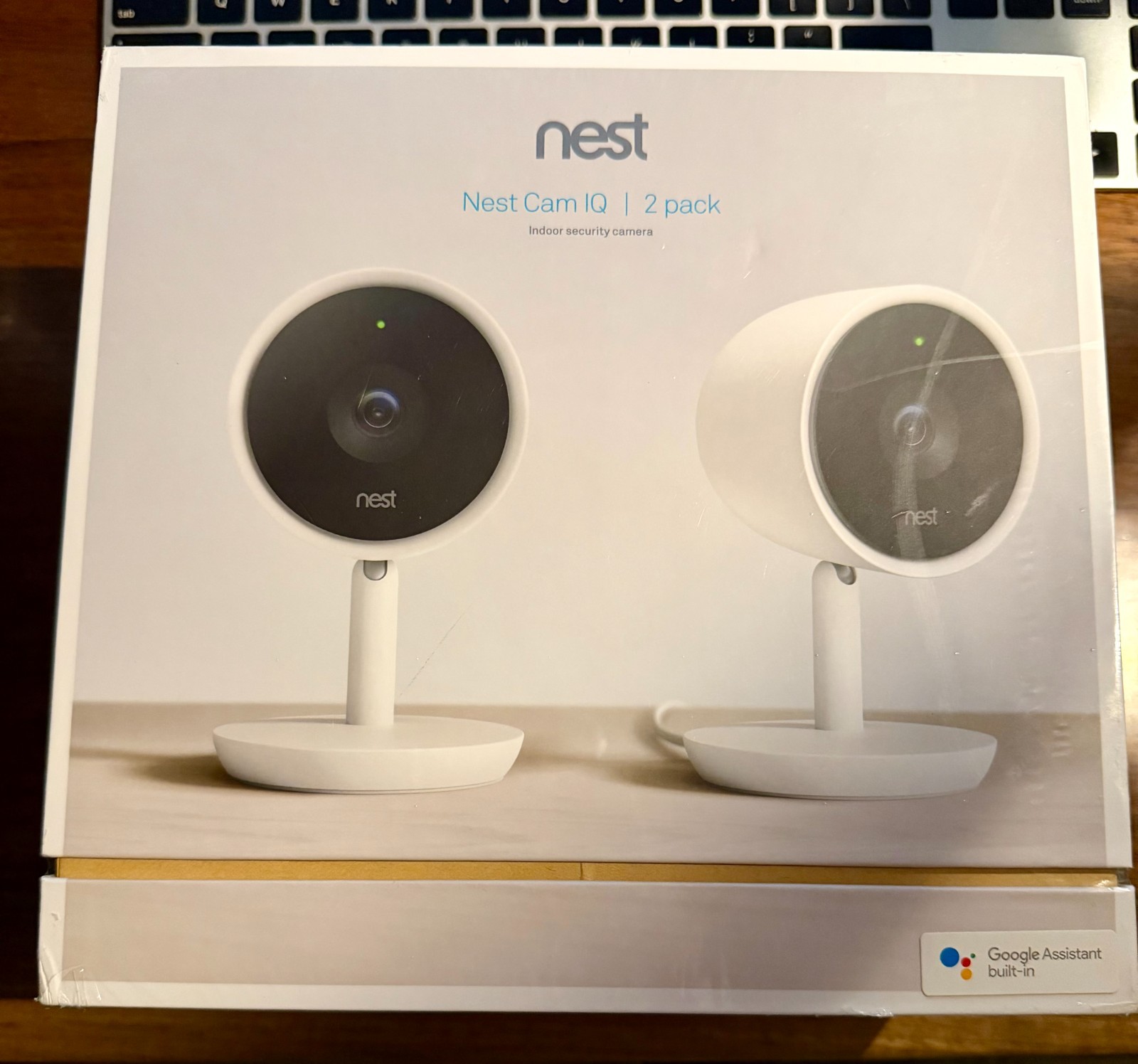 Google Nest Cam IQ Indoor Security Camera 2-Pack NC3200US NEW Factory Sealed