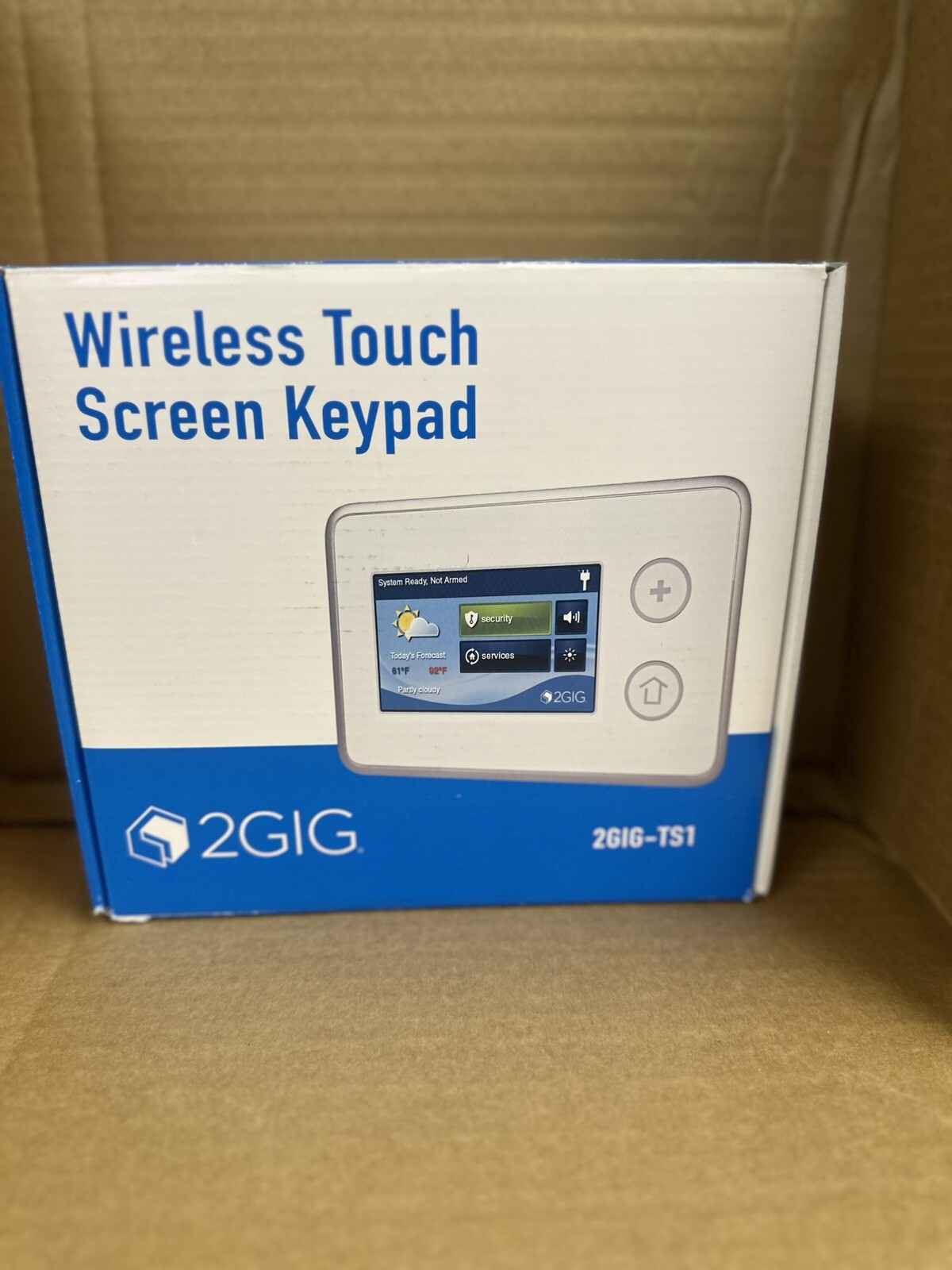 2GIG-TS1- Wireless Touchscreen Keypad w/ 2GIG-TS1-Desk