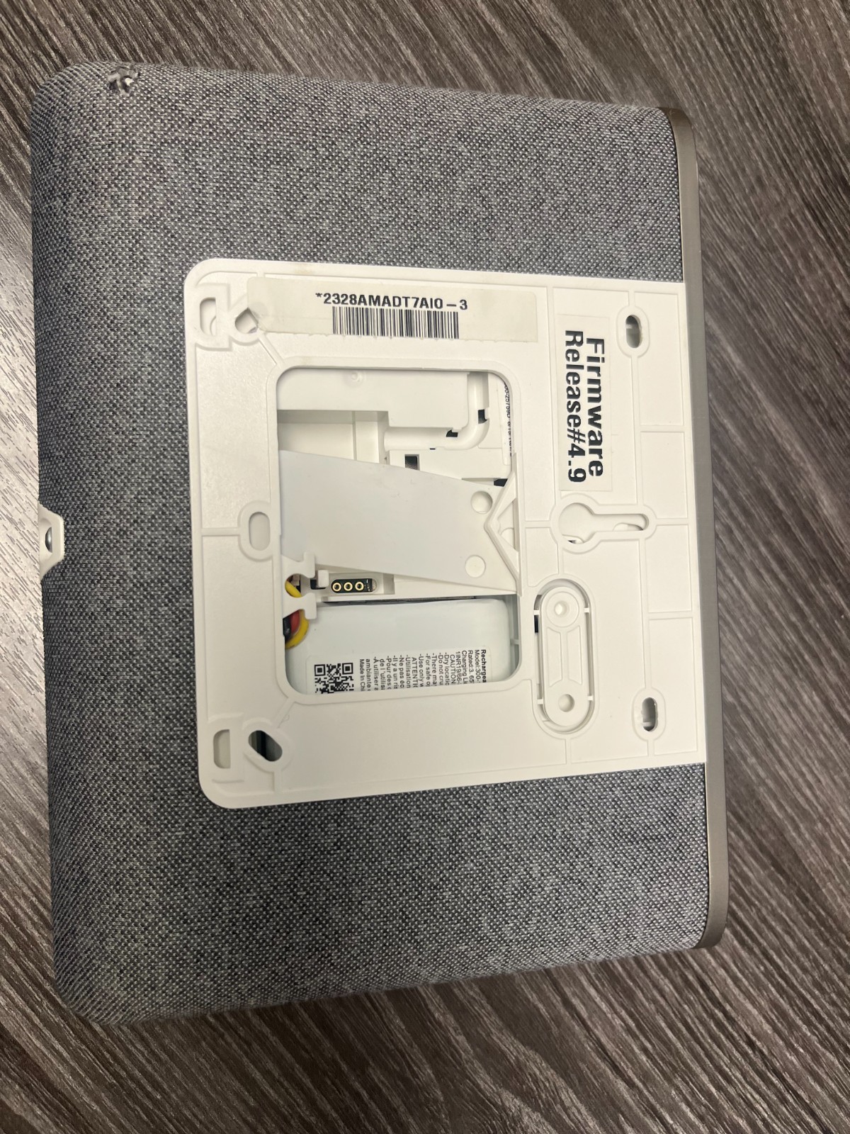 ADT Wireless Touch Security Screen Tablet As-Is No Power Cord