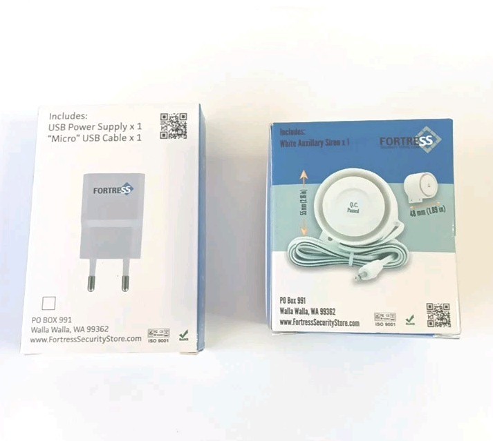 Fortress S03 WiFi Home Security Alarm System Siren Door Window Sensors Keyfobs