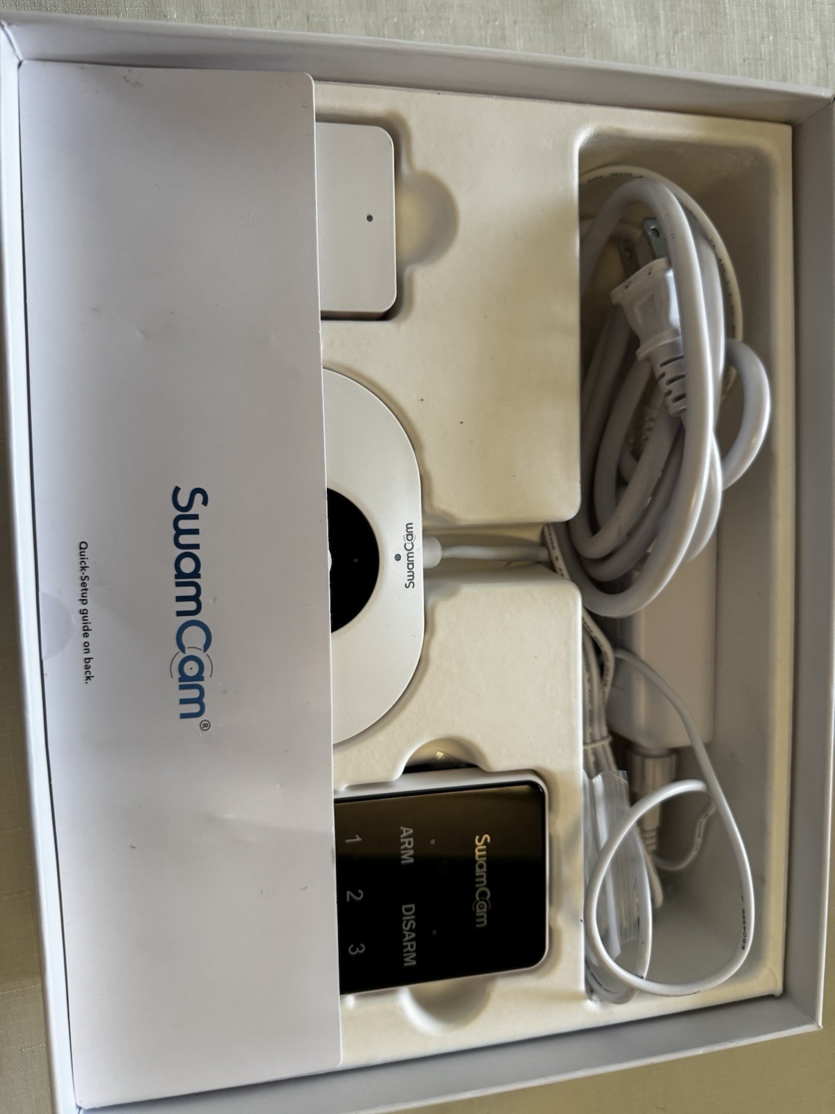 SwamCam Pool Alarm Camera ASTM F2208, WiFi App Operated