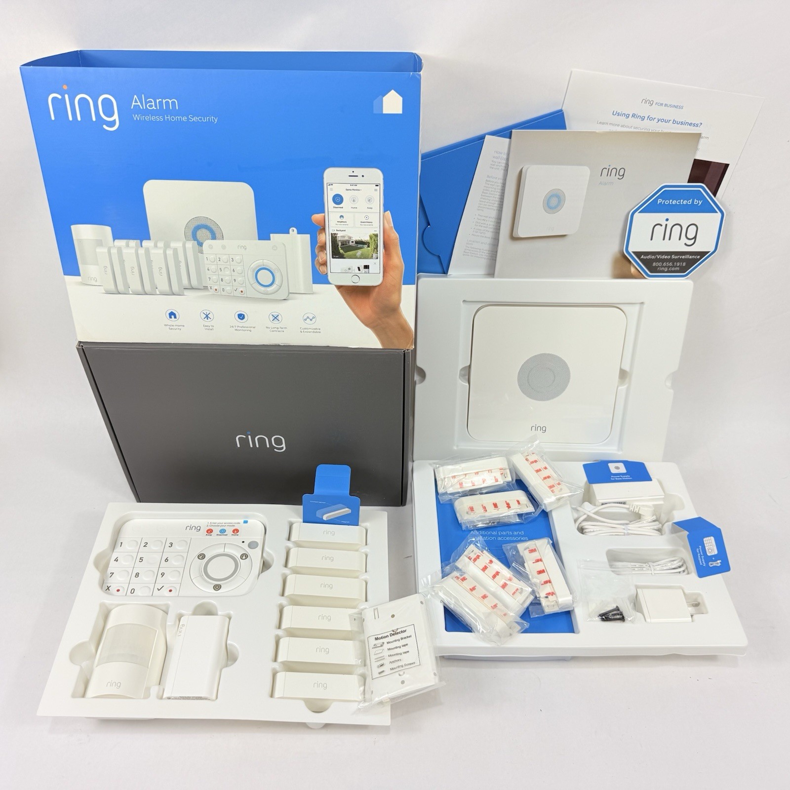Ring Alarm Wireless Security Kit Home System – 10 Pieces Smart Home Ready NEWOB