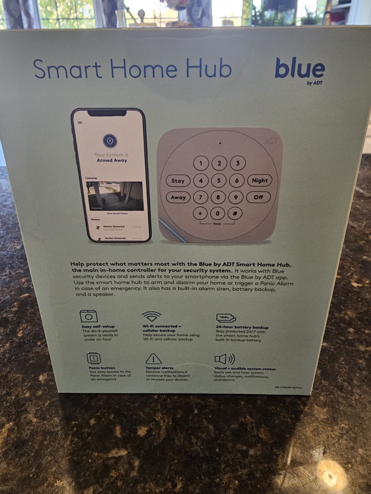 8 Pcs. Blue By ADT Smart Home Full Security System-Safety Seal Intact**NEW**