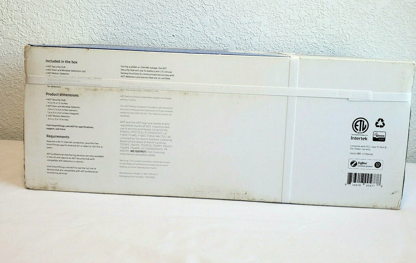 Samsung Smart Things ADT Home Automation Security Starter Kit-F-ADT-STR-KT-1 NIB