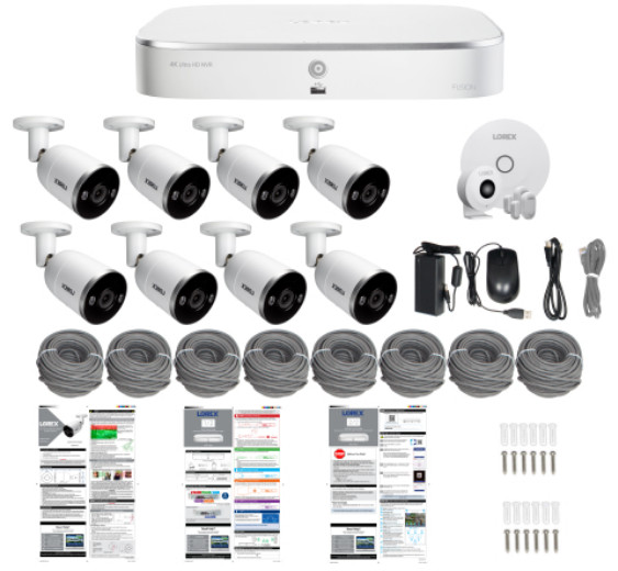 Lorex TN84228A8SK 4K UHD 8-channel Fusion NVR Security System