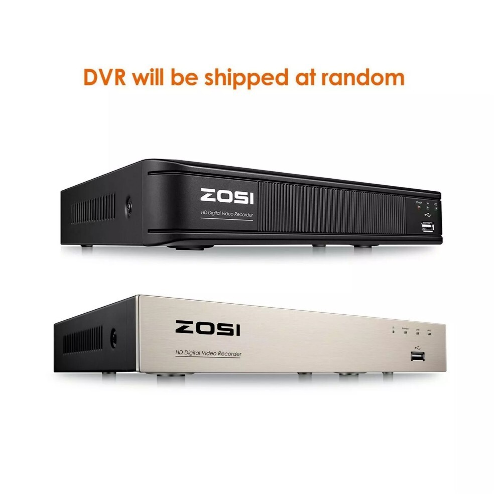 ZOSI H.265 Home Security Camera System 1080p with Hard Drive 1T 8CH 5MP Lite DVR