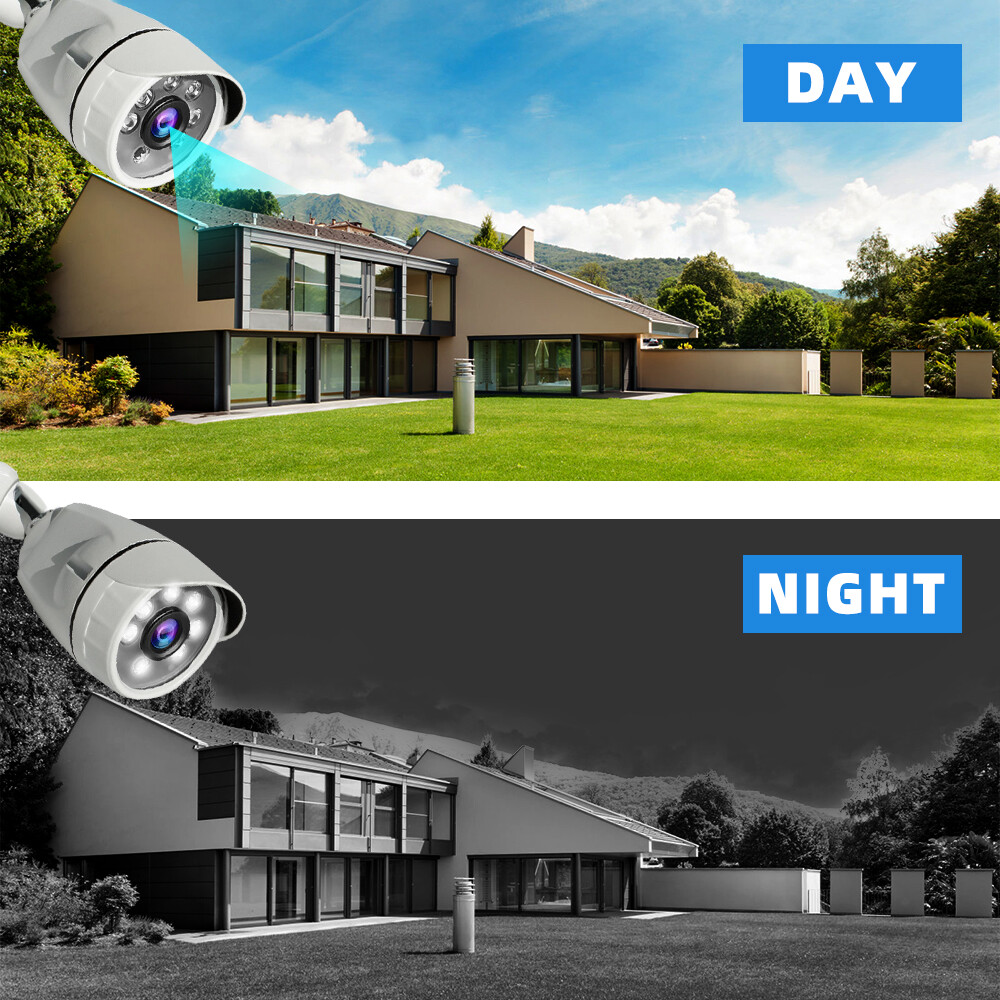 Camaras De Seguridad Para Casa Oficina Home Security Camera System 4 Cameras