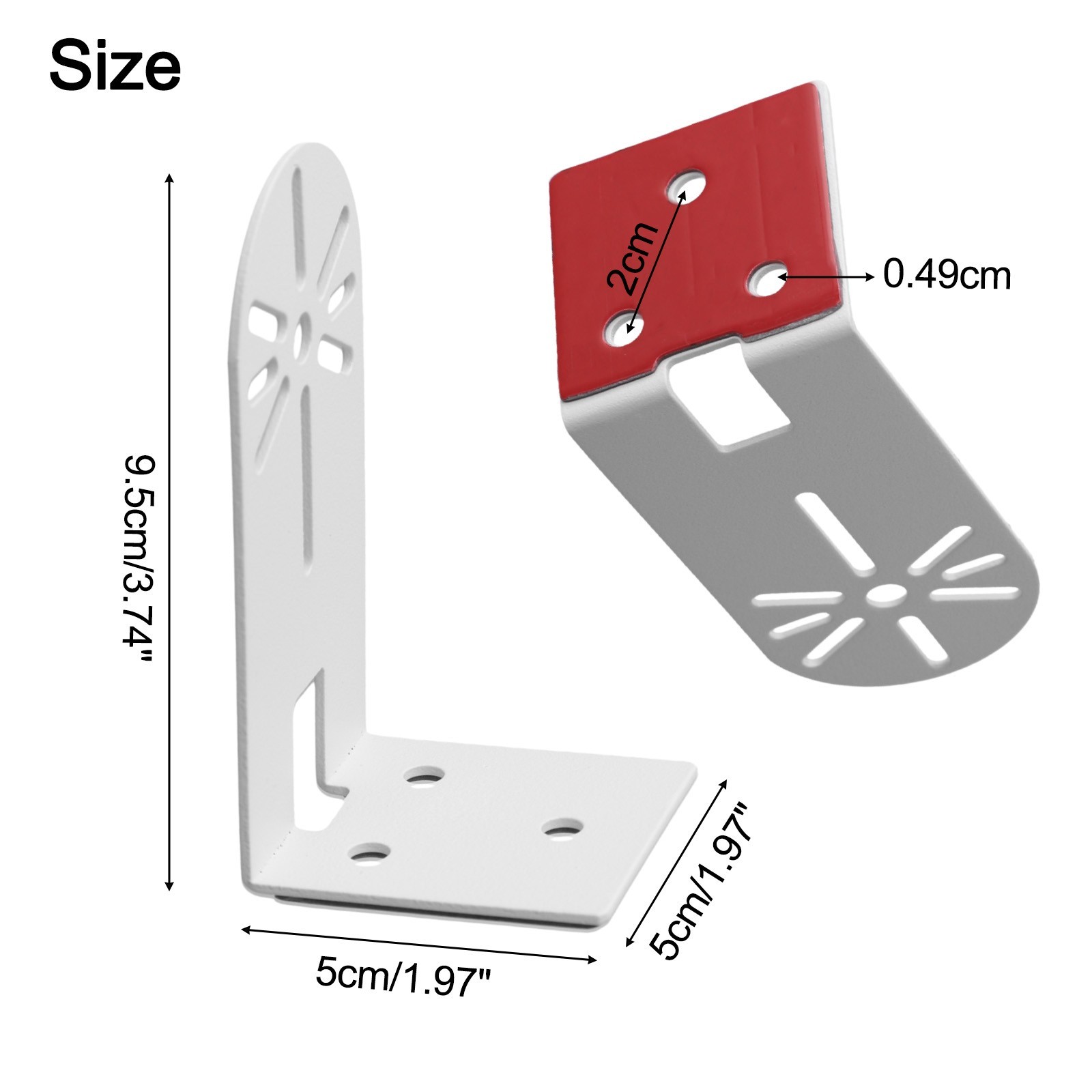 2pcs For Eufy Indoor Cam E220 P24 Metal Mounts for Wall or Ceiling Use