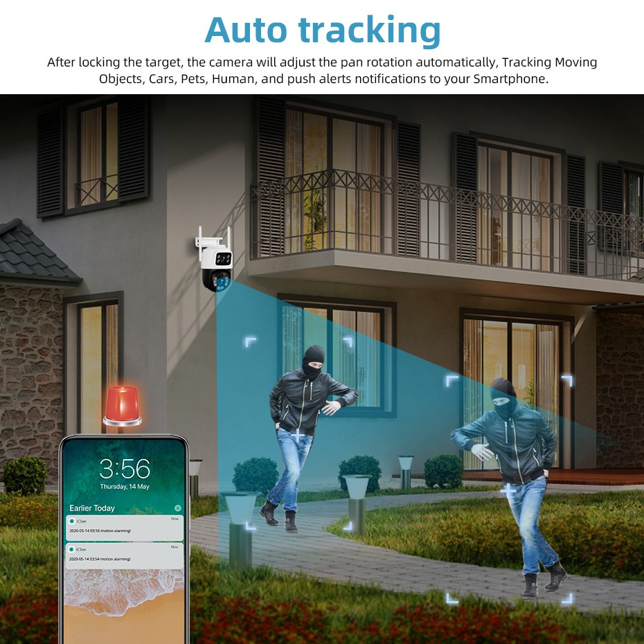 H.265+ Smart IP Camera Kit 6MP WiFi 8CH NVR Night Vision Home Outdoor Protection