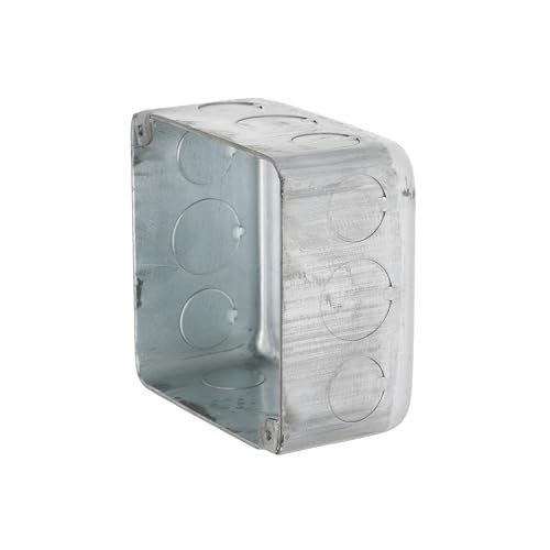 Hubbell-Raco 239 4 in. Square Plenum Box, Eleven 1/2 and 2-1/8 Deep, Gray