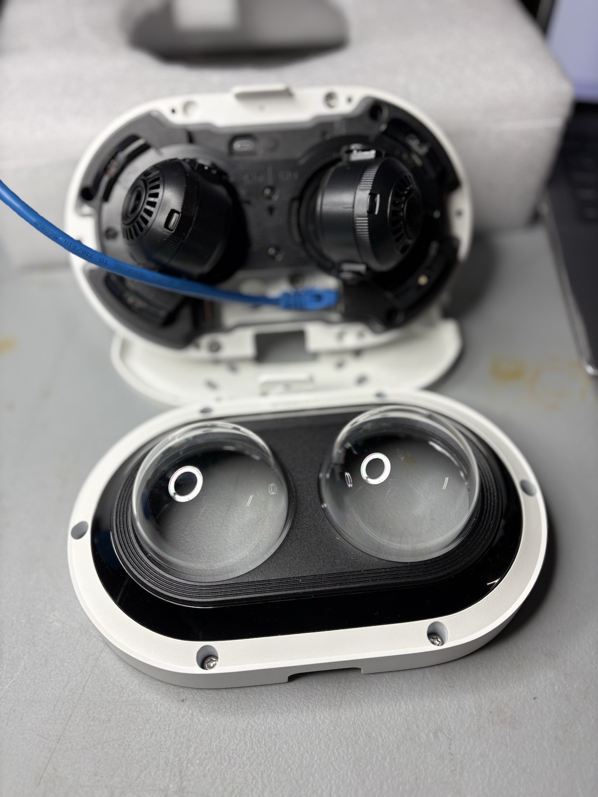 Hanwha PNM-C7083RVD Dual Lens IP Network Camera PoE IP66/IP67 – Tested