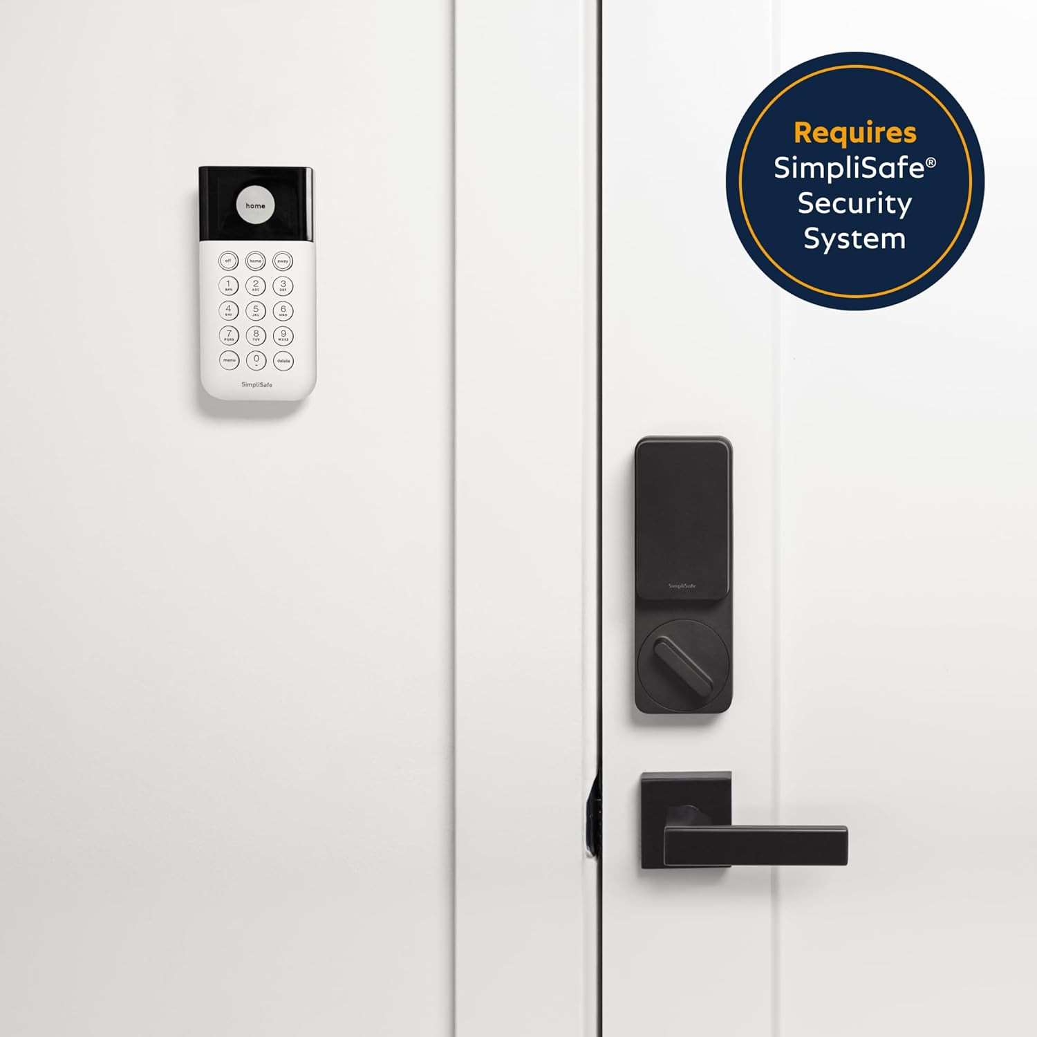 Smart Lock Series 2 (Black) for Gen 3 Home Security System – Enhanced Protection