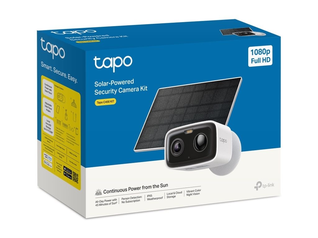 TP-LINK Tapo C400 Kit SolarPowered Security Network Camera 2 Mp