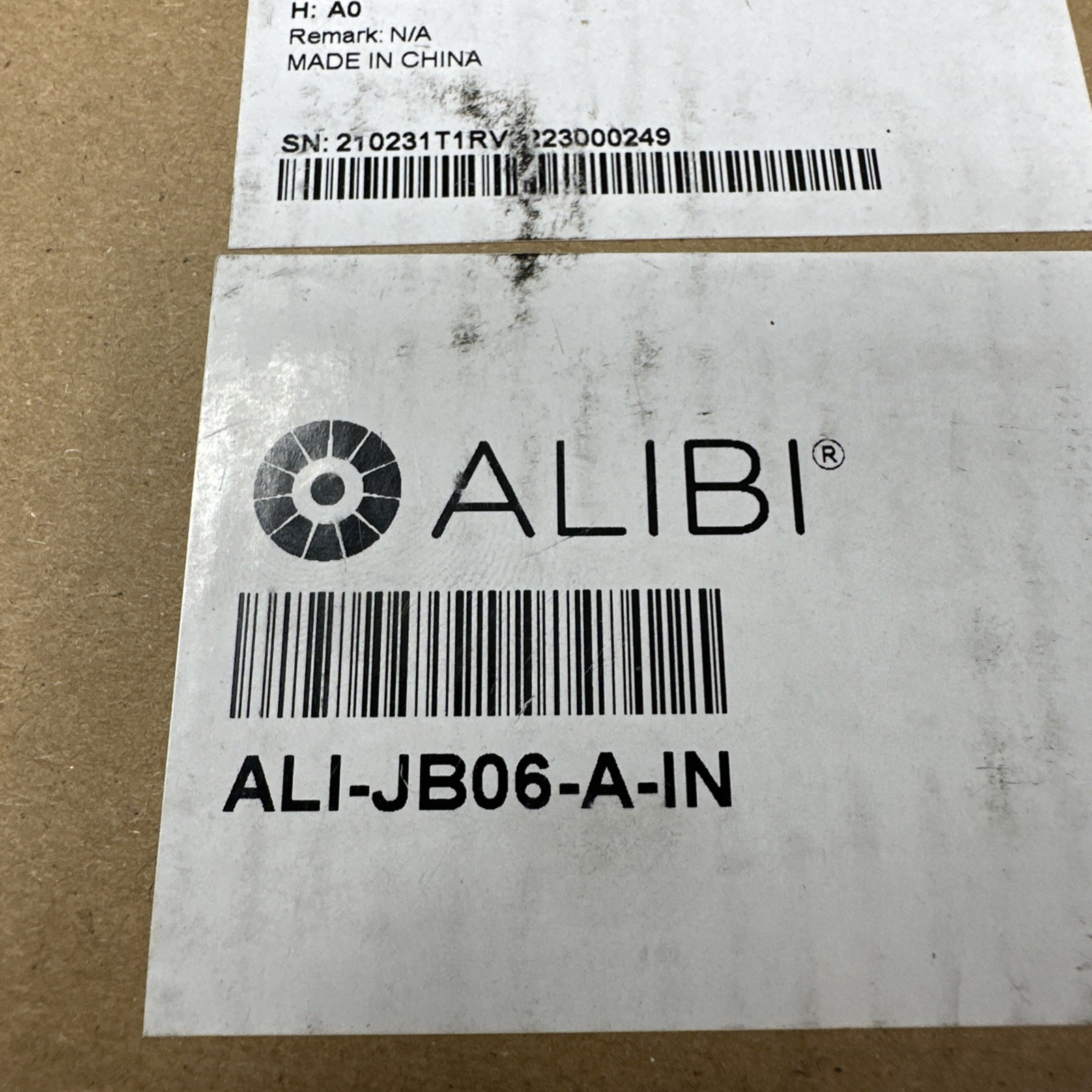 Alibi Vigilant Junction Box For Bullet Cameras, ALI-JB06-A-IN