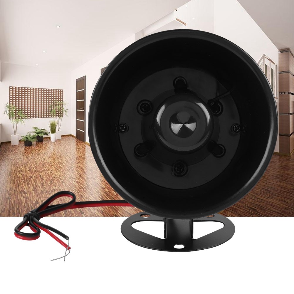 Wired Alarm Siren Horn Outdoor Home Security Protection System 12V DC New