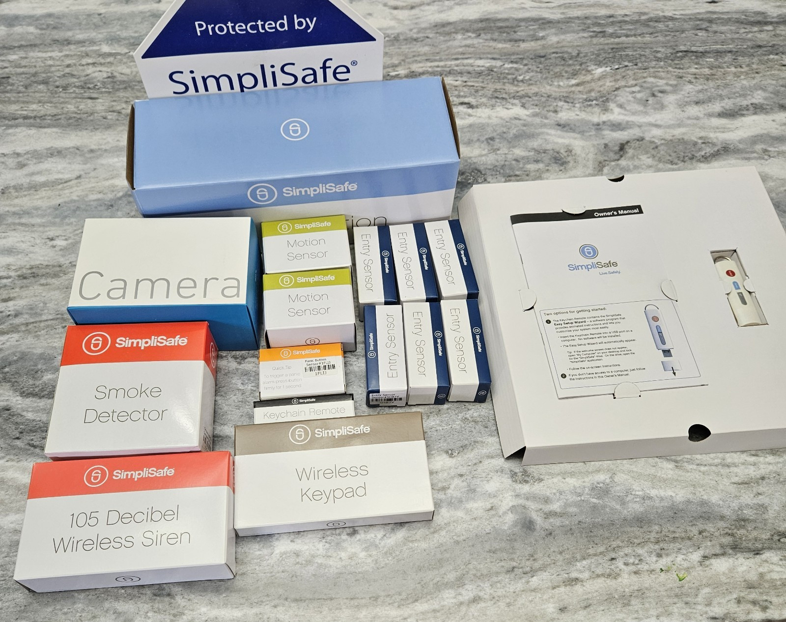 SIMPLISAFE Home Security System W/ Base Station, Motion & Entry Sensors, More…