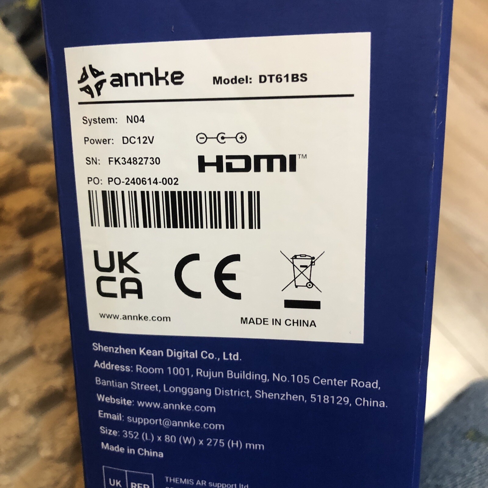 ANNKE 5in1 16CH 1080P Lite DVR Video APP View Recorder No Hard Drive