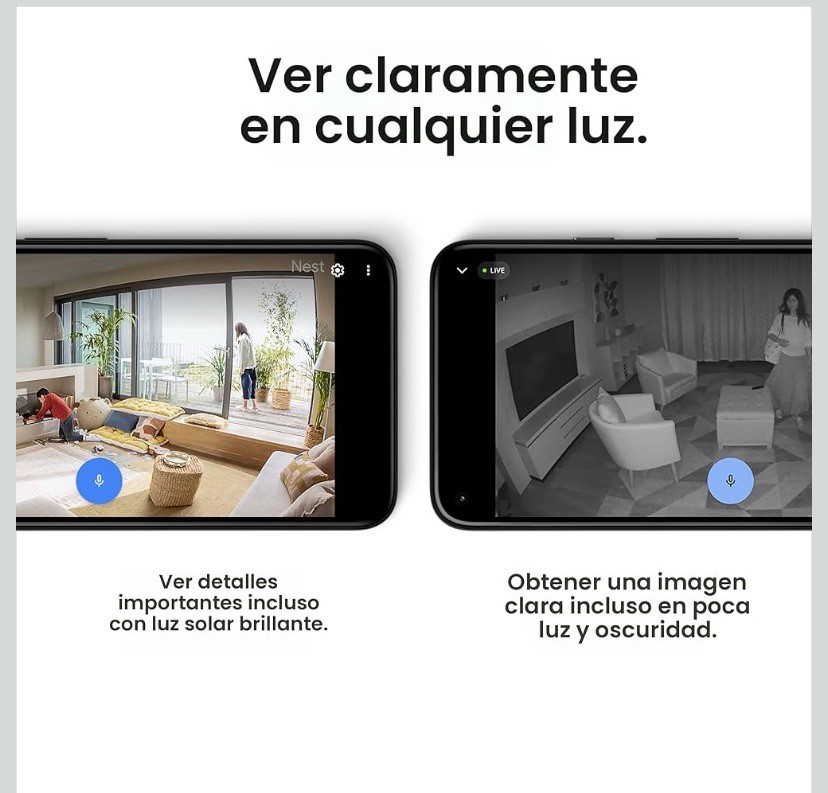 Google Nest Cam 2nd Gen Indoor Wired Smart Home Security Camera 1080p
