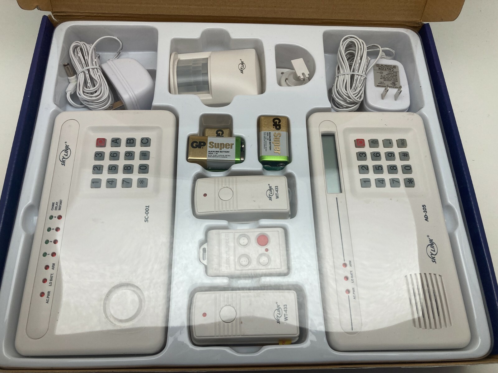 SKYLINK Complete Wireless Alarm System Model SC-1000-W New