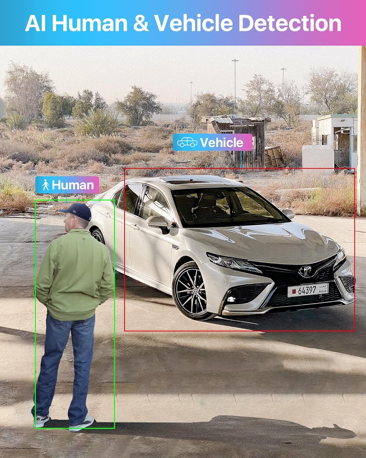 1080p Surveillance System ZOSI No HDD Human Vehicle Alert