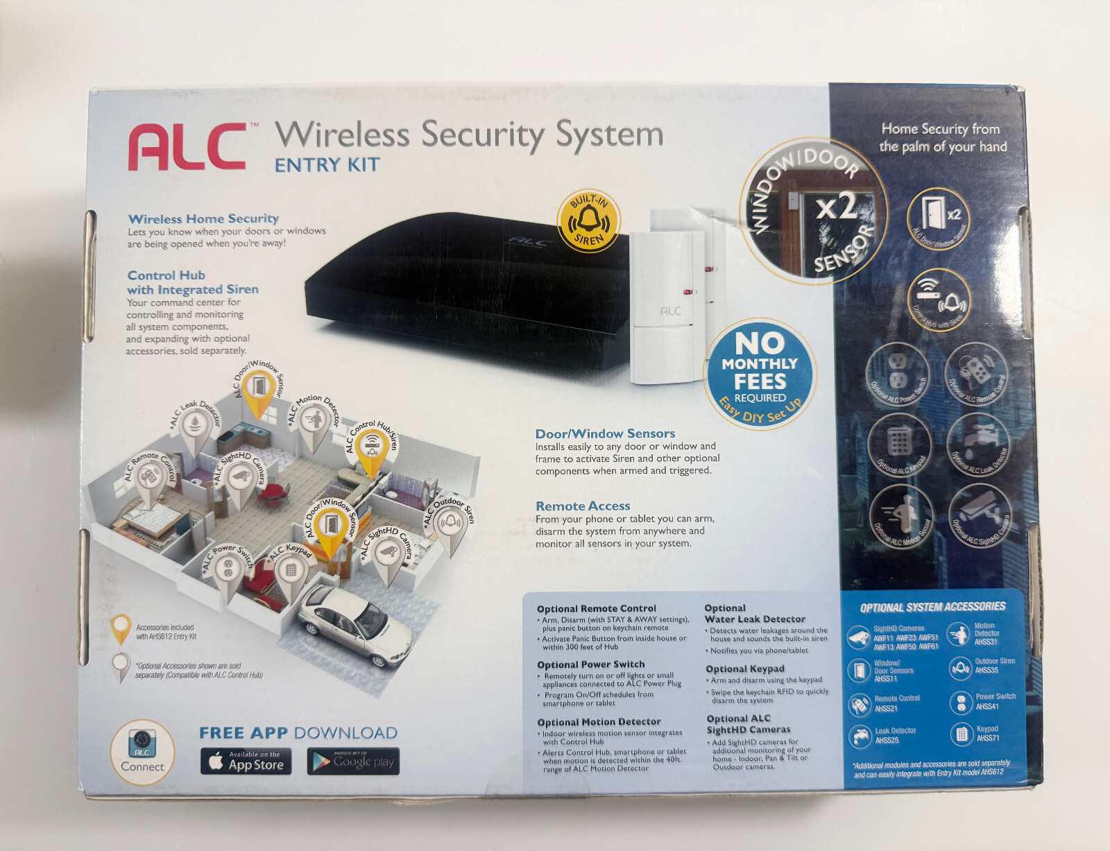 ALC Wireless Security System Entry Kit AHS612