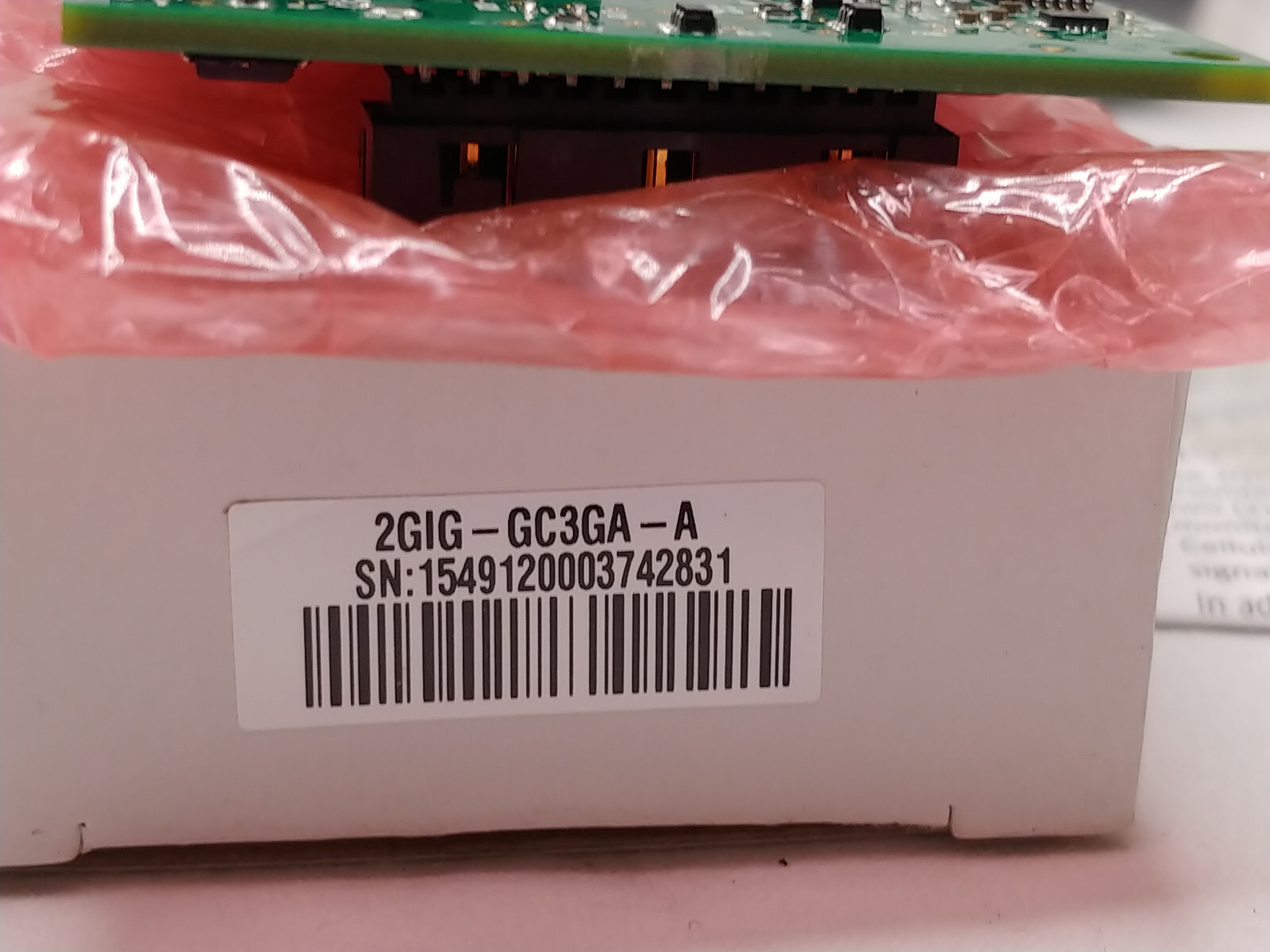 2GIG-GC3GA-A 3G AT&T GSM Cell Radio Module with ANT3X 2-way Voice GC2 Panel NOS