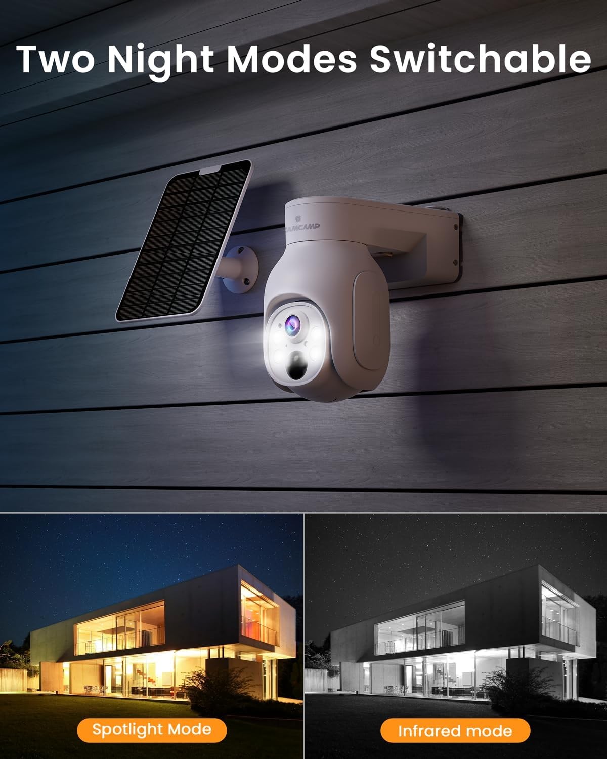 Wireless Home CCTV Security Camera System Outdoor WIFI Solar Power Camera 10CH