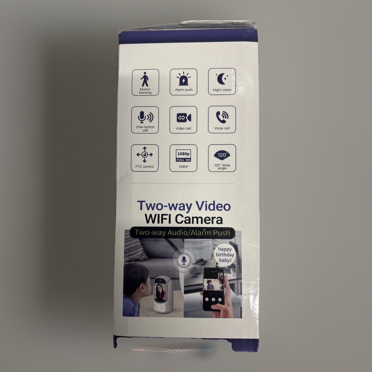 Smart Video Calling Camera 1080P WiFi Rotating Wide View Baby/Elderly
