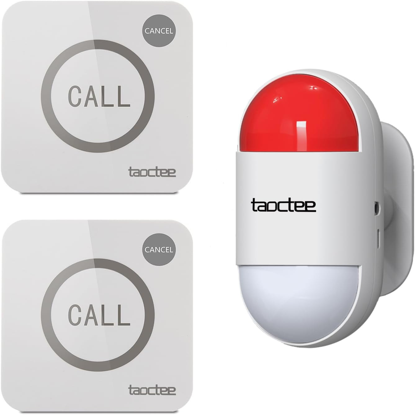 Panic Button Alarm for House Remote Control Strobe Siren Alarm System Sound & Li