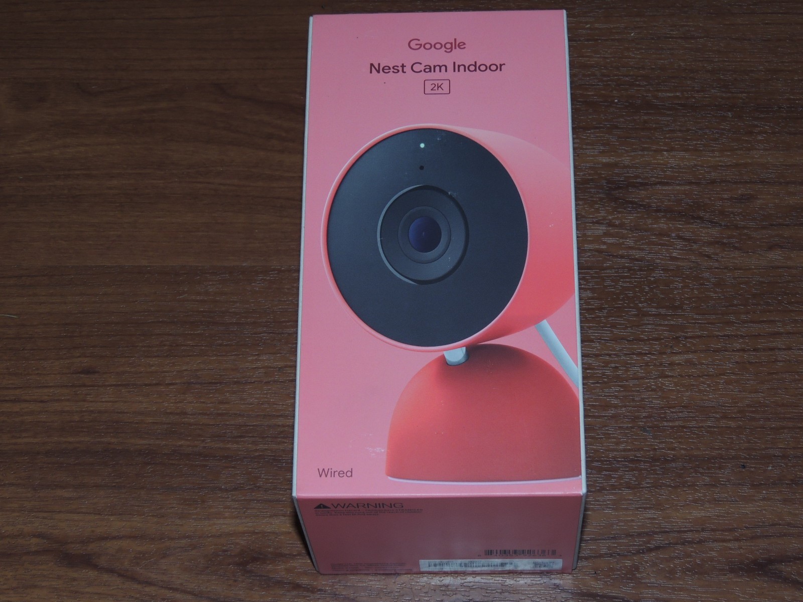 New Sealed – Google Nest Cam Indoor 2K Security Camera GA09974-US G1NRR (BERRY)