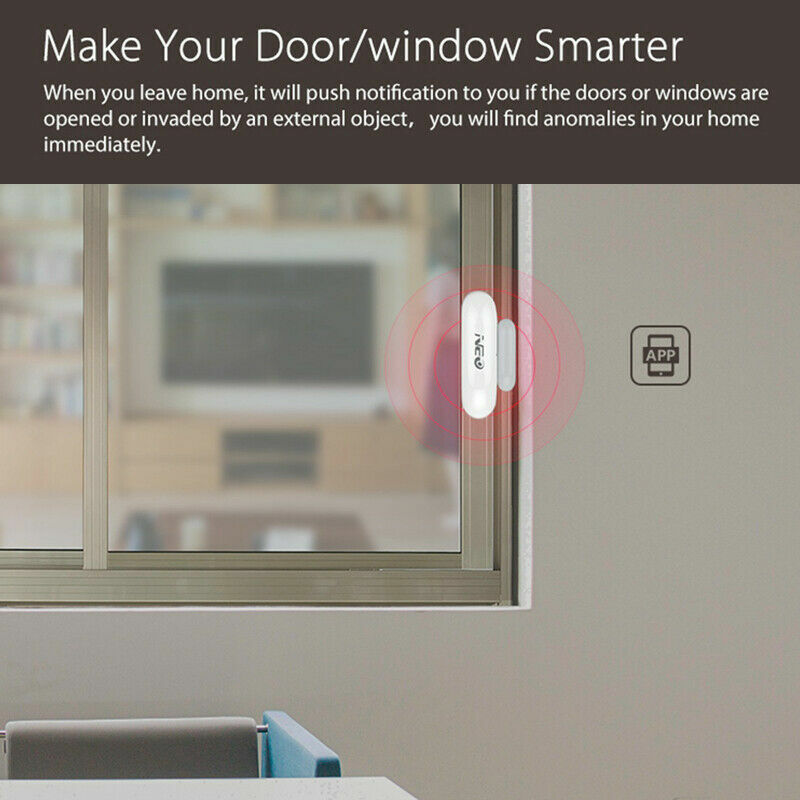 WIFI Safe Door Window Sensor Wireless Remote Control Home Alarm Security Smart