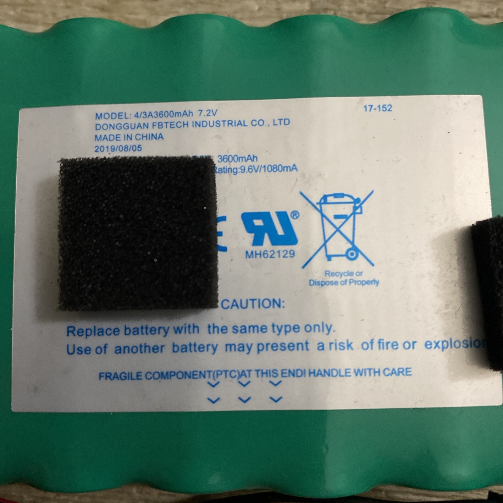 DSC 9057 BATTERY for ADT Alarm Panel 6PH-H-4/3A3600-S-D22 7.2 V 3600mAh