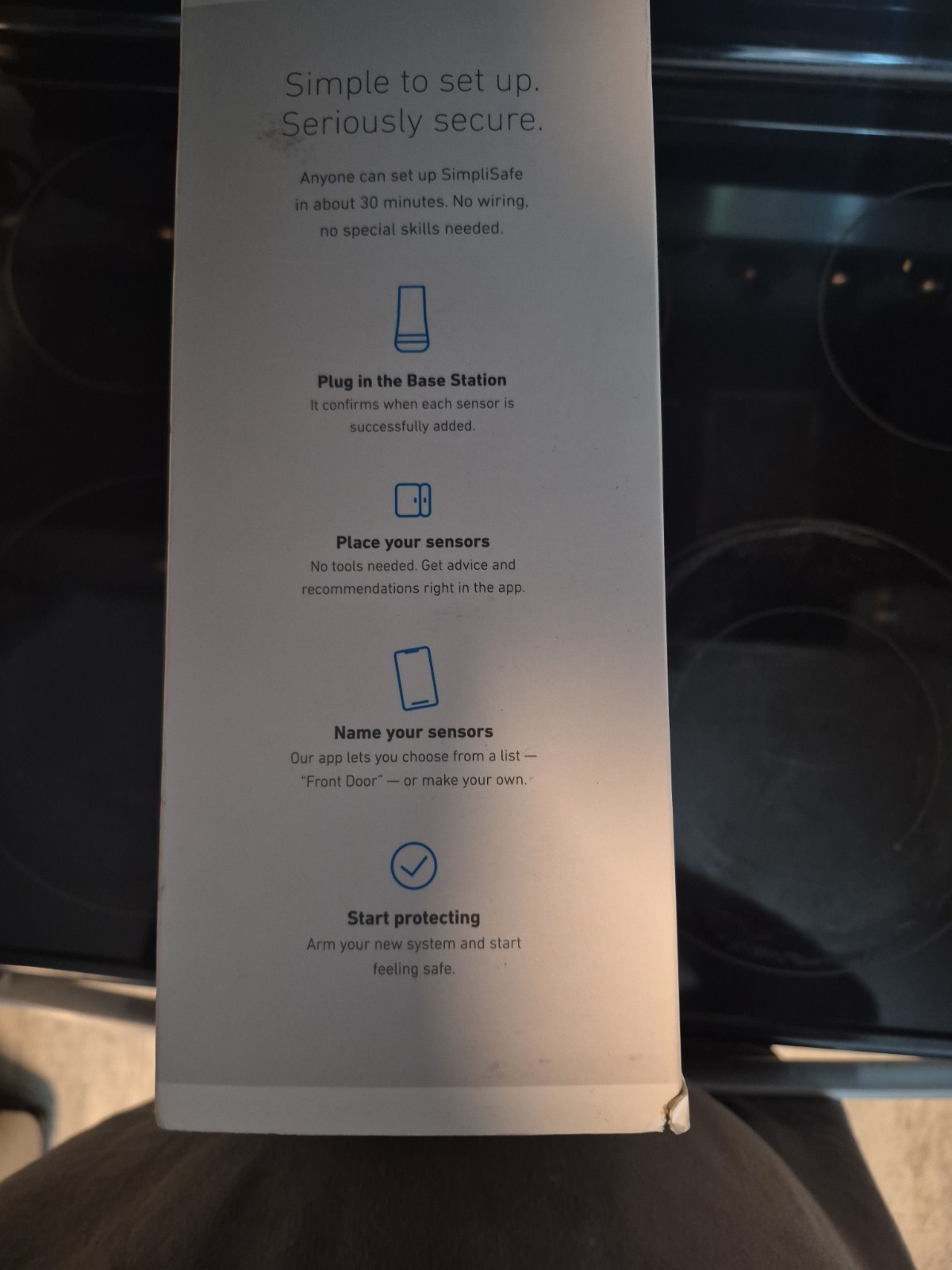 SimpliSafe 9 PIECE Security System Motion Sensor – New Open Box