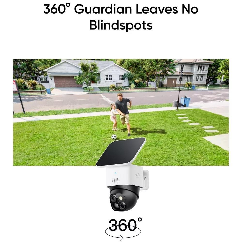 eufy Security SoloCam S3 Solar Wireless Outdoor Camera 360 Pan Tilt Excellent