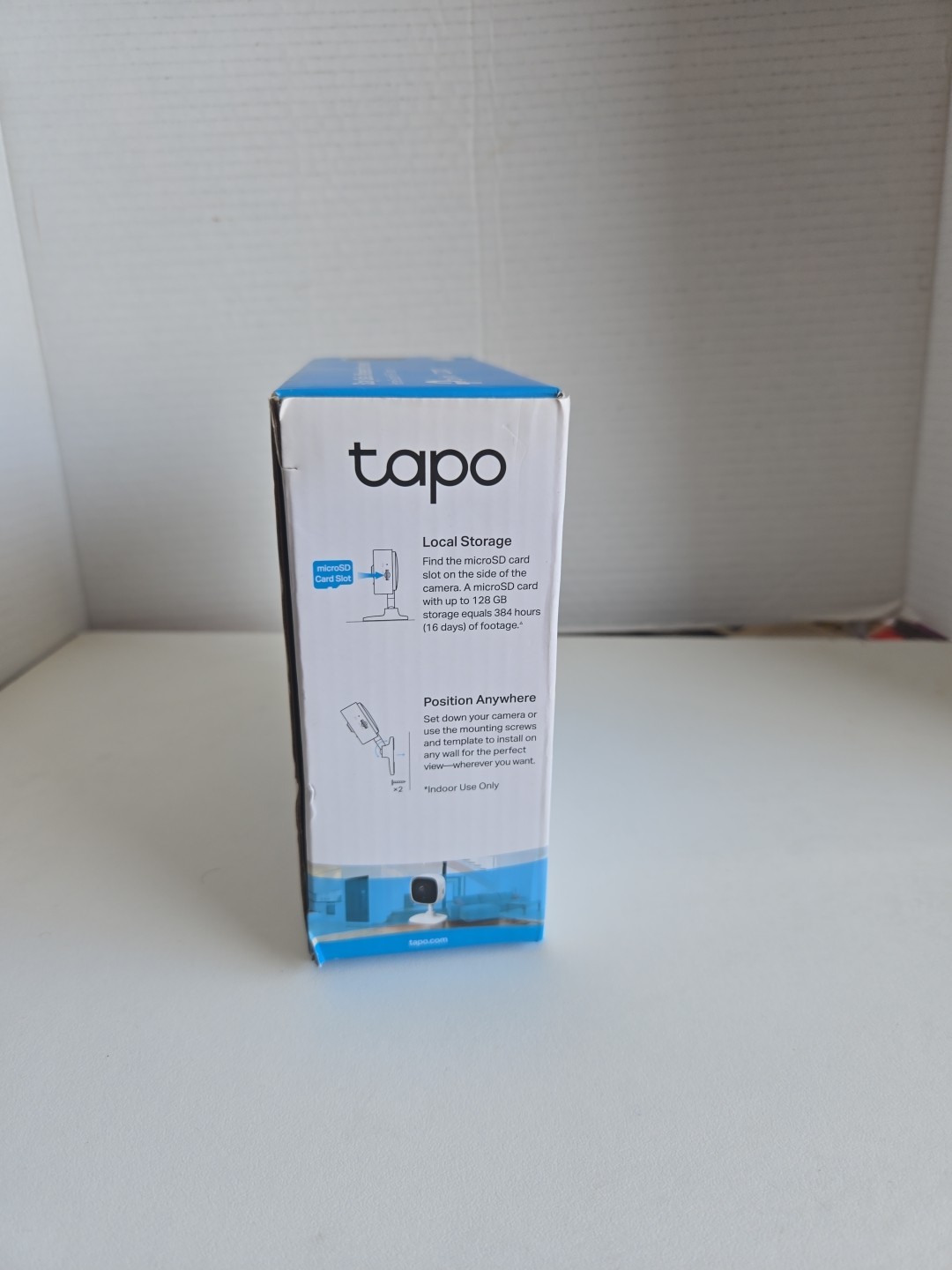 TP-LINK Tapo HD 1080p Indoor Security Wi-Fi Camera, Tapo Night Vision, White