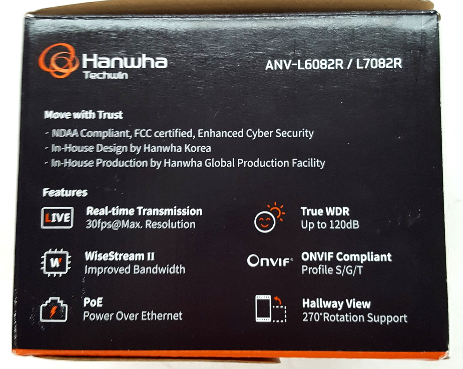Hanwha Vision ANV-L7082R 4MP IR Vandal Dome Camera, 3.3–10.3mm Varifocal Lens