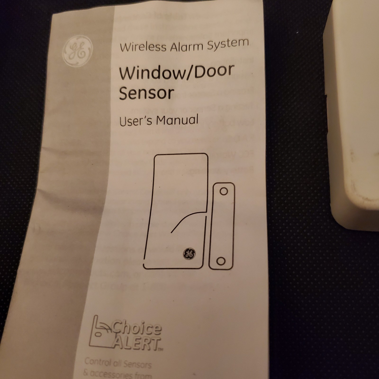GE Choice Alert Wireless Alarm System Window/Door Sensor-Never Used-Not Tested