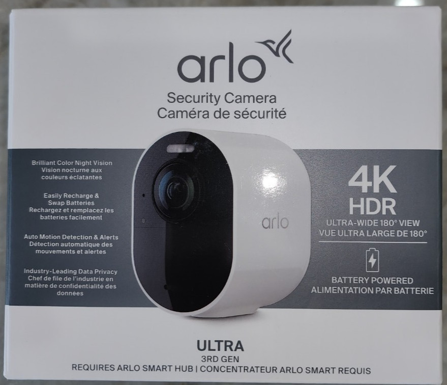Arlo Ultra 3 UHD 4K Wire-Free Add-on Security Camera – VMC5050-100NAS Mag Mount