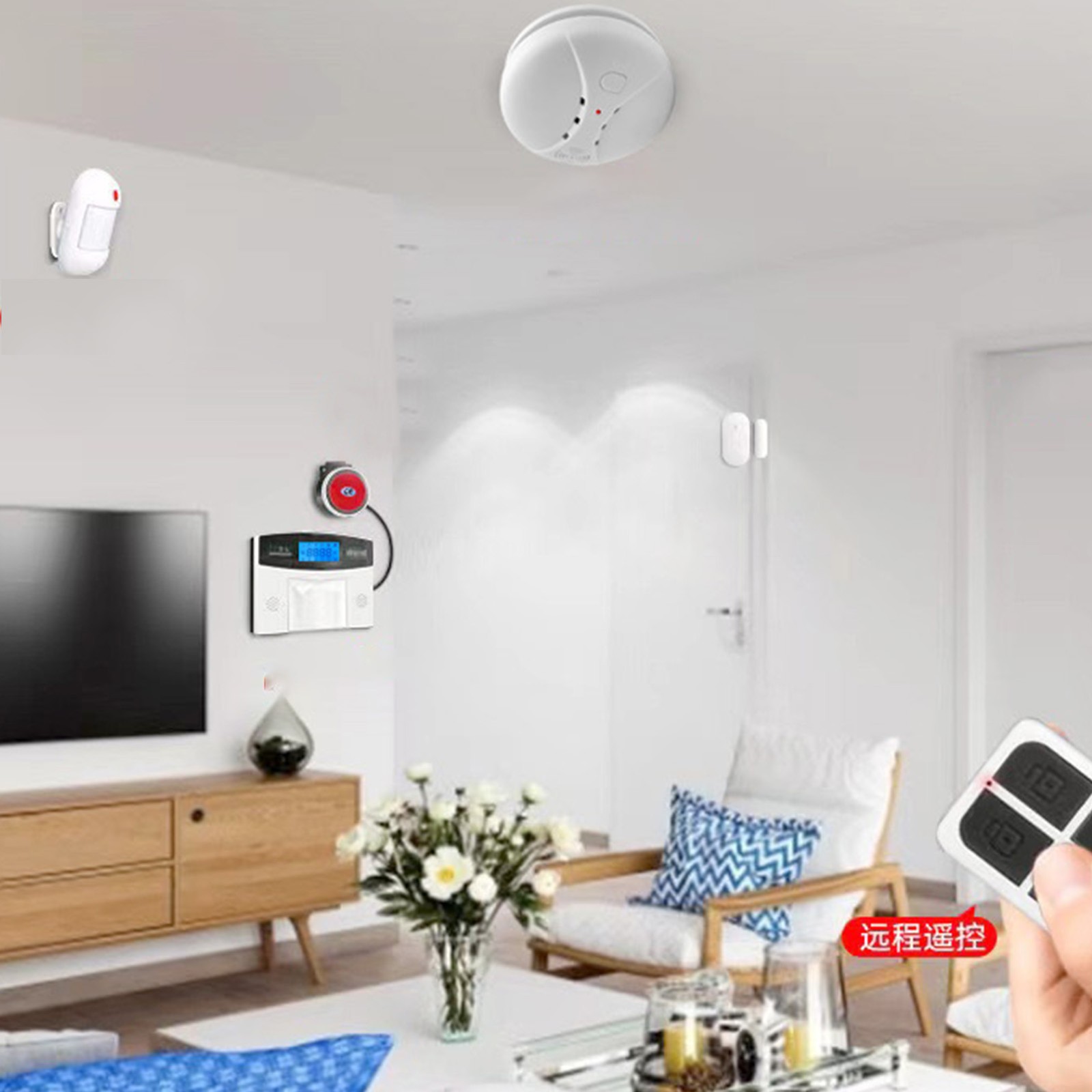 Security Alarm System For Tuya WiFi GSM Home Burglar Alarm System For Home