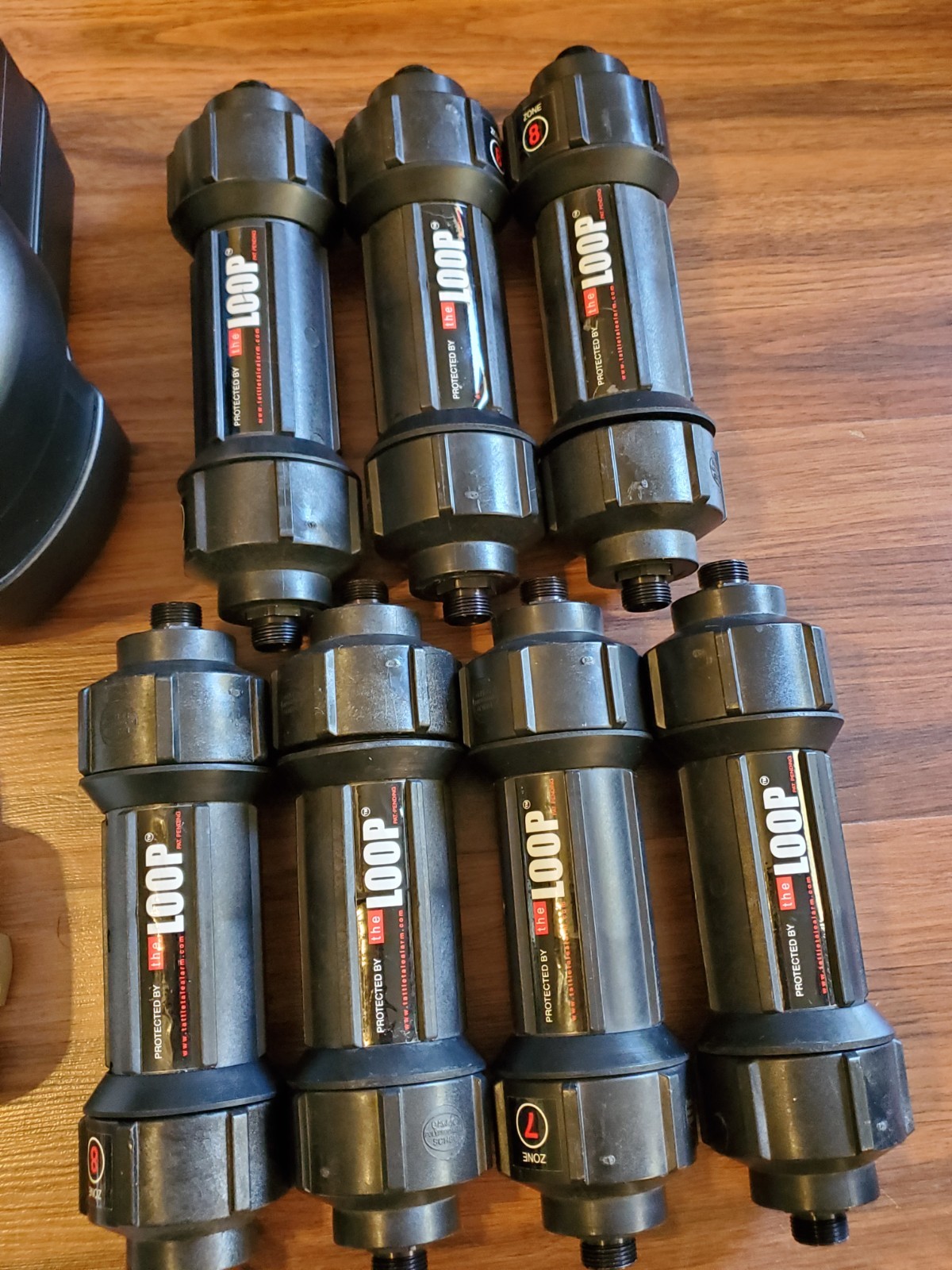 Tattletale Alarm System Lot Base unit x6 Indoor Motion x7 Loop x8 Dual Beam More