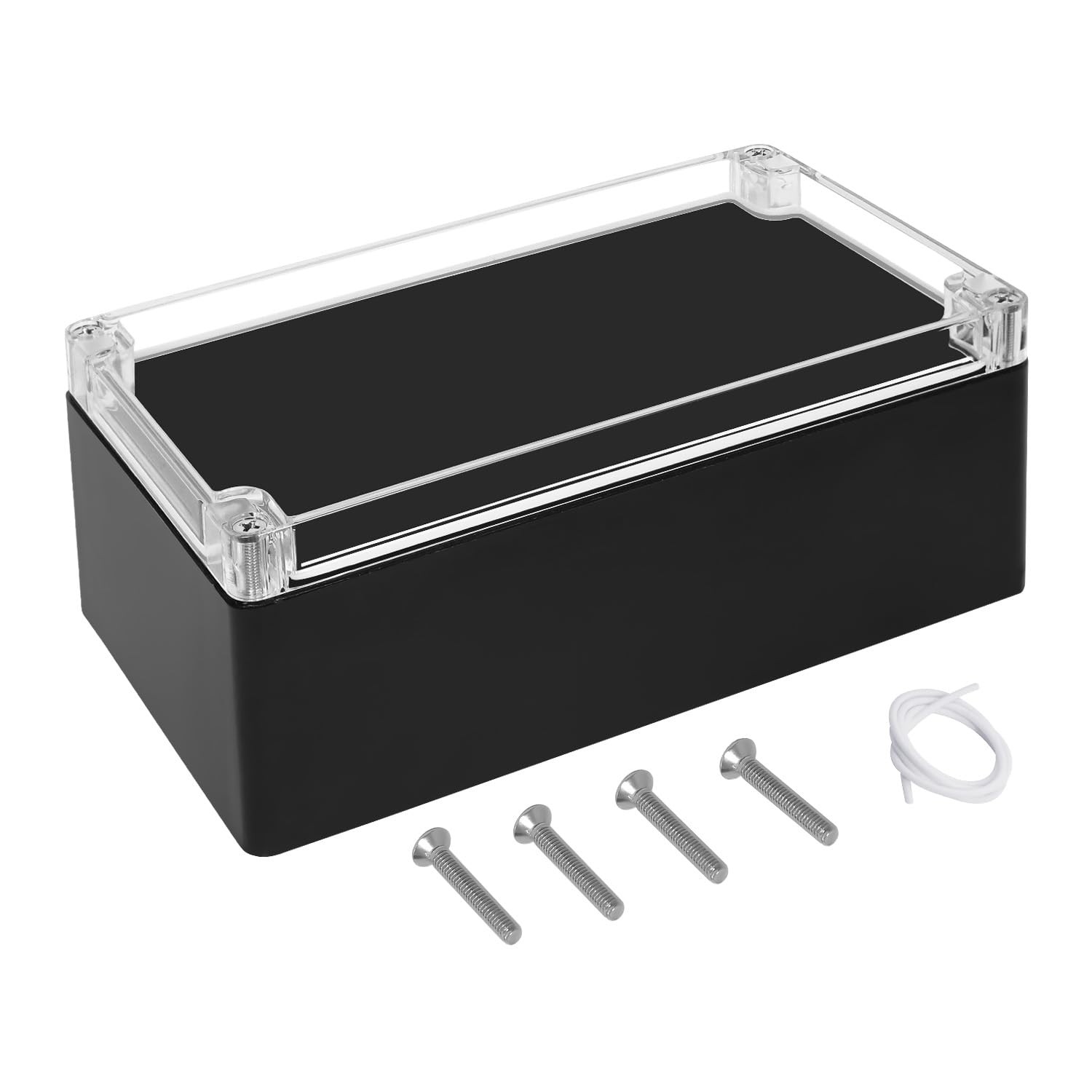 LeMotech Project Box ABS Plastic IP65 Waterproof 7.8″x 4.7″x 2.9″, 1 pack