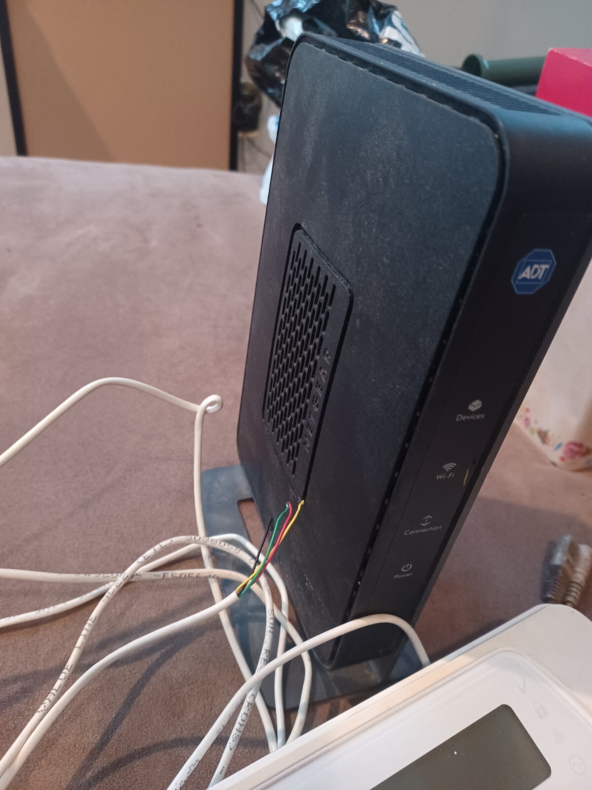 Adt Panel And Internet Panel Ready To Hook Up