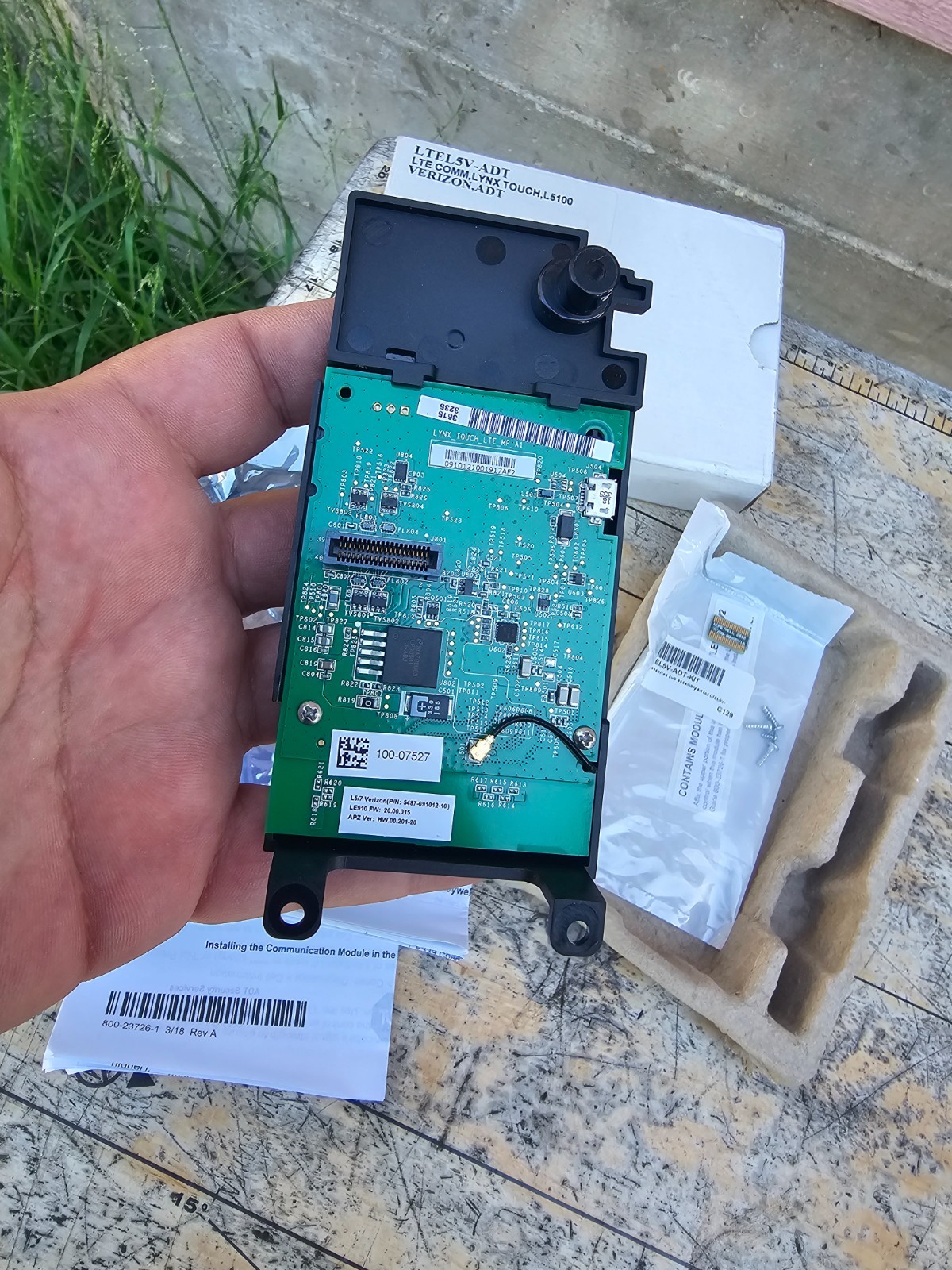 Honeywell LTEL5V-ADT LTE Communicator Connects Lynx Touch L5100 to ADT – Verizon