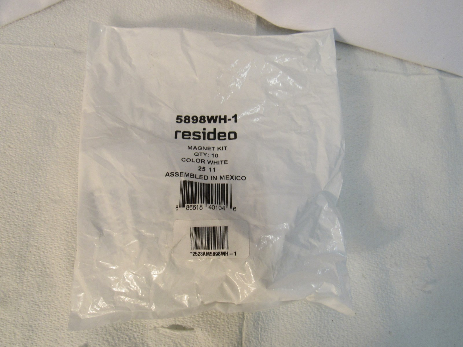 Pack of 10 Honeywell Resideo 5899WH Alarm System Window Door Magnet